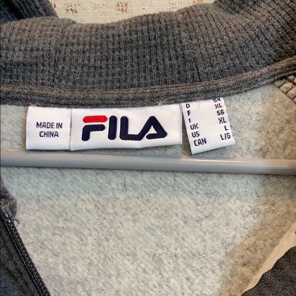 Men’s FILA Zip Up Hoodie - Picture 2 of 4
